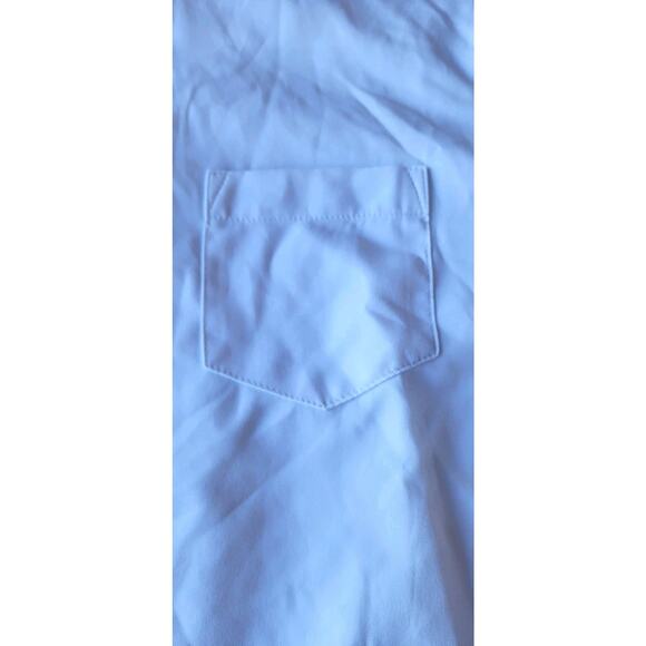 Nautica Boys White Short Sleeve Button Down Dress Shirt 10/12 - Picture 4 of 5